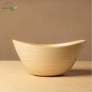 ชามไม้ไผ่สีสันสดใส งานแฮนด์เมด ดีไซน์ทันสมัย แกนไม้ธรรมชาติ พร้อมส่ง รักษาสิ่งแวดล้อม - Product Image 2