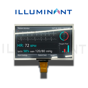 Modules LCD TFT IPS 10,1 pouces, vue complète, 1280x800, 800 nits, HX8288*4 & HX8695*1, écran LCD - Product Image 4