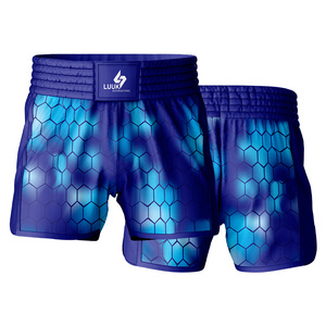 Fabricante de Pantalones Cortos de Muay Thai Personalizados OEM ODM, Pantalones Cortos Deportivos Profesionales para Entrenamiento de Kickboxing y MMA - Product Image 4