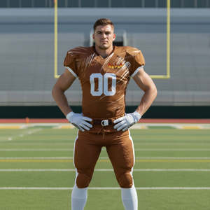 Uniforme de Fútbol Americano Personalizado al por Mayor 2026, Conjunto de Uniforme de Fútbol Americano para Hombre con Impresión por Sublimación 100% Poliéster - Product Image 1