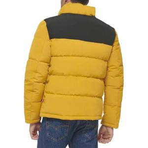 Veste matelassée à capuche surdimensionnée pour homme, imperméable, coupe-vent, respirante, fermeture éclair, prix de gros, haute qualité, polyester noir - Product Image 5