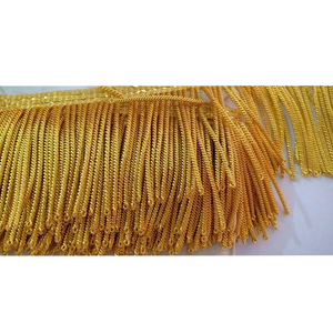 Wholesale Durable Lightweight Decorative Metallic Tassel <b>Fringe</b> <b>Curtains</b> Upholstery Trim for Garment Home Textile Customizable - Product Image 4