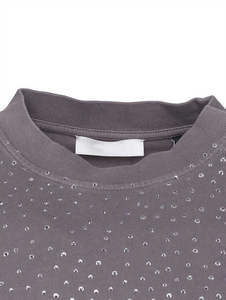 Meilleur fabricant de t-shirts pour hommes en coton 100% avec strass, coupe ample, légers, caractéristiques optimales, t-shirt avec strass pour hommes - Product Image 6