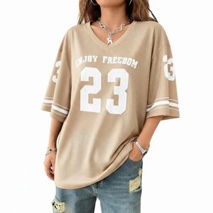 Maillot de football américain à manches raglan bicolore, design contrasté, streetwear, tissu mesh, chemises d'entraînement sportives - Product Image 5
