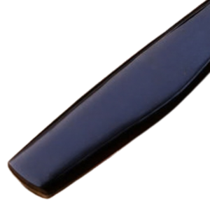 Couteau de chasse à lame fixe en acier damas argenté avec manche ergonomique noir, lame pointue et affûtée, pour le camping et la survie en extérieur - Product Image 2