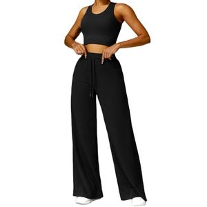 Conjuntos Deportivos de Dos Piezas para Mujer, Chaquetas Ajustadas con Cierre, de Secado Rápido, Anti-Impactos, Cintura Alta, para Yoga, Running y Gimnasio - Product Image 2