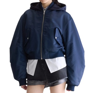 Chaqueta Bomber de Invierno para Mujer, Diseño Nuevo, Venta al por Mayor, Personalizable, Impermeable, Transpirable, Resistente al Viento, Precio de Fábrica - Product Image 1