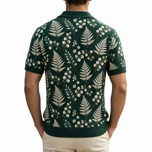 Chemise à manches courtes pour hommes, grande taille, imprimé flamant rose, boutonnée, style hawaïen décontracté, vêtements de printemps et d'été - Product Image 4