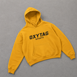 ผู้ผลิตเสื้อฮู้ดดี้ผ้าฝ้ายฟลีซสีเหลืองมัสตาร์ดแบบหนาพิเศษ ขายส่งเสื้อพูลโอเวอร์สตรีทแวร์ พิมพ์โลโก้แบรนด์ เสื้อสเวตเชิ้ต - Product Image 1