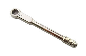 Clé à cliquet pour implant dentaire universelle en acier inoxydable 6,35 mm de long, certifiée CE, manuelle et réutilisable, Bone Bridge Instruments BBI-128 - Product Image 6