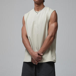 Men Workout Tank <b>Top</b> Quick Dry Gym Fitness Sleeveless Shirt Bodybuilding Muscle Stringer Vest - Product Image 6