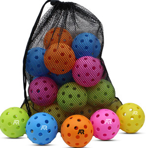 Balle de pickleball avec protection de bord durable pour une utilisation prolongée, équipement d'entraînement de pickleball, balle de pickleball - Product Image 1