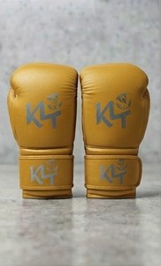 Gants de boxe en cuir de vachette KL à lacets, pour MMA, Muay Thai, Kickboxing, respirants, durables, pour l'entraînement en toutes saisons - Product Image 2