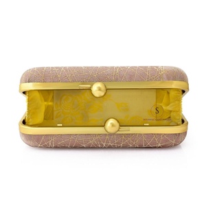 Magnifique pochette marron tendance à bandoulière croisée pour femme, sac de soirée avec chaîne amovible, sac à main pour femme - Product Image 5
