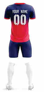 Nouvelle mode, ensemble de maillots de football pour hommes avec impression numérique personnalisée, polyester à séchage rapide, manches courtes, uniforme de sport - Product Image 6