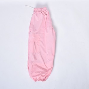 Pantalon de snowboard imperméable rose clair élégant de vente chaude avec des bouches d'aération de doublure chaude boucles de ceinture et taille de cordon - Product Image 1
