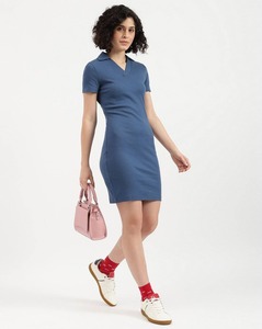 ผู้จัดจำหน่ายชุดเดรสทรงเข้ารูปแขนสั้นแบบริบบิ้นสั่งทำพิเศษ ชุดมินิเดรสทรงเข้ารูปออกแบบตามสั่ง - Product Image 6