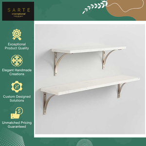 Estante de Esquina de Mármol Resistente al Agua y Altamente Duradero, Hecho a Mano, para Baño, en Venta a Precio de Mayoreo - Product Image 3