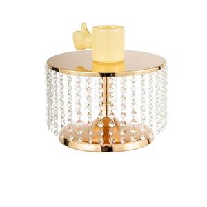 Top Round White Marble Cake Stand With Black Metal Stand High Quality Cake Stand Perfect For Birthday Party Wedding Party - Product Image 3