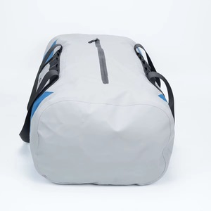 Bolsa de Lona Gris y Azul de 600D, 50-70L, con Asas Dobles y Cierre de Cremallera - Product Image 6
