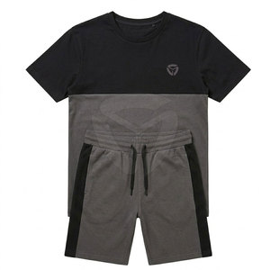 Conjunto de Ropa de Dos Piezas para Hombre, con Camiseta y Pantalones Cortos, Diseño de Tela Suave, Ideal para Uso Casual en Verano - Product Image 6