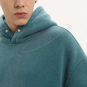 Trajes Deportivos Unisex Hechos en Fábrica Directa al Por Mayor, Tela de Forro Polar de 450 GSM, Color Azul, Modelo 2026, Producción Personalizada - Product Image 3