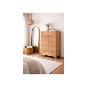 Collection HAVASU, meubles de chambre à coucher au design rustique et traditionnel, armoire haute multifonctionnelle de haute qualité - Product Image 1