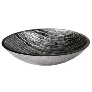 Premium Handmade Hammered Metal Bowl for Luxury Dining Table Home Decor Wholesale ManufacturerCeramic <b>Decorative</b> <b>Plate</b> Handmade - Product Image 4