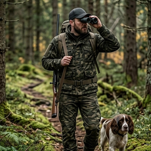 Wholesale Men's Summer Softshell <b>Waterproof</b> <b>Camo</b> Hunting <b>Jacket</b> Insulated Thermal Fleece Outdoor Tactical Nylon Lining Front - Product Image 4