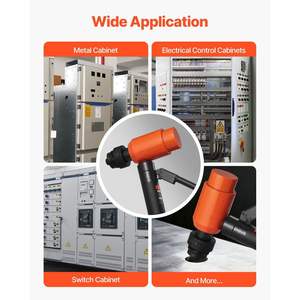 Set di Punzoni Idraulici da 15 Tonnellate, Kit di Utensili KO con 10 Matrici per Armadi Elettrici, Quadri di Controllo e Quadri Elettrici - Product Image 6