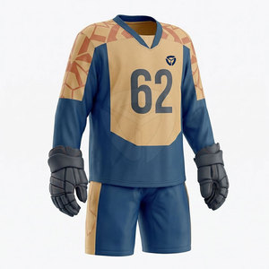 Premium Ice Hockey Uniform Set For Teams Durable Comfortable Fabric Jersey And Pants Ideal For Training Practice - Product Image 3