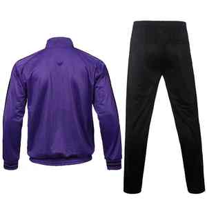 Ensembles de survêtements pour hommes en polyester personnalisés OEM, avec fermeture éclair intégrale, de haute qualité, décontractés, ensembles de jogging, survêtements de sport personnalisés - Product Image 2