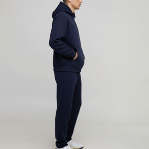 Premium Heavyweight Pullover Hoodie And Tapered Sweatpants Set Custom Logo Cotton Fleece <b>Tracksuit</b> Minimalist Streetwear - Product Image 6