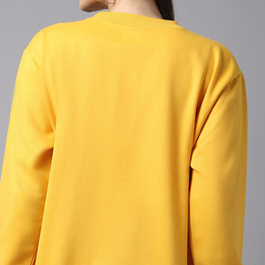 Sweat-shirts unis personnalisés à col rond, manches longues, séchage rapide, en polaire épaisse, pour femme - Product Image 6