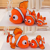 Peluches Nemo Poisson Clown Doux, Peluches de Dessin Animé, Peluches de Film, Peluches d'Anime, Oreiller Nemo, Canapé, Lit, Décoration de la Maison, Cadeaux d'Anniversaire pour Fille