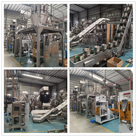 Multihead weegschaal automatische verpakkingsmachine voor gedroogd fruit, chocolade, snoep, noten, korrels, met stikstofvulling en verzegeling