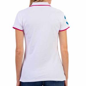 Polos de Manga Corta para Mujer de Alta Calidad, Personalizados, en Tela Jersey Transpirable y de Secado Rápido, con Estampado Informal y Decoración con Logotipo - Product Image 5