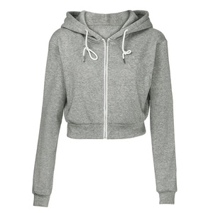 Sudadera Corta con Capucha para Mujer, 100% Algodón, Personalizada, Talla Grande, Forro Polar, Manga Larga, Transpirable - Product Image 6