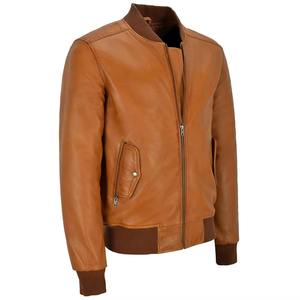 Chaqueta de cuero de diseño de moda para hombre, nueva llegada, chaquetas de cuero para hombre, chaqueta de cuero vacuno de primera calidad - Product Image 1