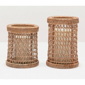 Estante de 2 niveles de la mejor calidad, hecho de ratán y madera, para servir y almacenar alimentos y bebidas, accesorios de cocina de la India. - Product Image 2