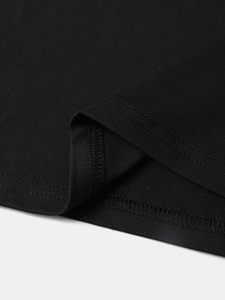 เสื้อยืดผู้หญิงคอกลมแขนสั้นพิมพ์ลายแฟชั่นใหม่ทันสมัย ผ้าเจอร์ซีย์คอตตอน 100% น้ำหนัก 180 กรัม เป็นมิตรกับสิ่งแวดล้อม สไตล์ลำลอง - Product Image 5