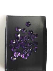 Ametyste africaine naturelle 7MM taille coussin violet, pierre précieuse de qualité supérieure pour la fabrication de bijoux - Product Image 2