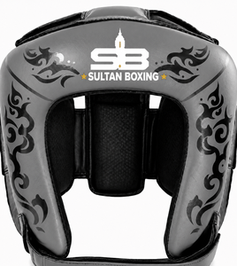 The SULTAN BOXING Head Guard with Clear Face Protective Sports Helmet for Adults Unisex PC Material Hook & Loop Closure - Product Image 1