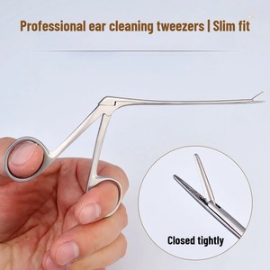 Nuevo Set de Instrumentos Veterinarios: Pinzas Manuales de Clase I para Limpieza de Oídos y Nariz, Endoscopio, Extractor de Cera, Pinzas Cortas - Product Image 5