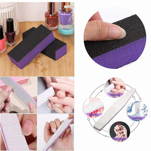 Wholesale Prices Purple Double-Sided Emery <b>Nail</b> <b>File</b> 180 Grit Reusable Sandpaper <b>Nail</b> Care Tool with High and Good Quality - Product Image 3