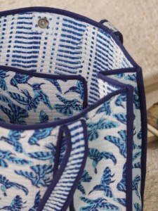 OEM Assorted Floral Quilted Cotton Tote <b>Bag</b> - Eco-Friendly Boho <b>Reusable</b> Shopper Handbag - Product Image 3