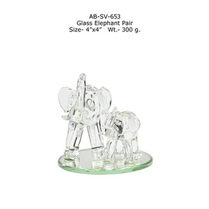 Handmade Colored Art Blown Glass Dome Tiny Glass World Animal Theme Home Decor Couple <b>Easter</b> Holiday Feng Shui Religious - Product Image 2