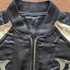 Chaqueta Sukajan Moderna e Informal para Hombre, Tela Satén Suave, Ligera, con Diseño Bordado Detallado - Product Image 5