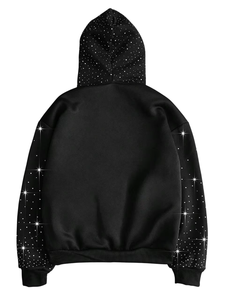 Custom Winter Hoodies Low MOQ Wholesale OEM Sherpa Lined <b>Fleece</b> Heavyweight <b>Warm</b> Manufacturer Factory - Product Image 3
