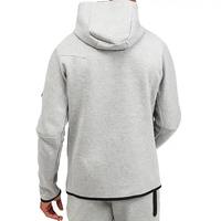 Sweat à capuche pour homme en molleton uni, doublé, sur mesure, qualité supérieure, tendance, style unique, sweat à capuche en molleton pour homme